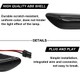 Clignotants Répétiteurs Fumés LED DYNAMIQUE BMW Serie 1 E81 E82, 3 E46 E90 E91 E92, 5 E60 E61, X1 E84 X3 E83