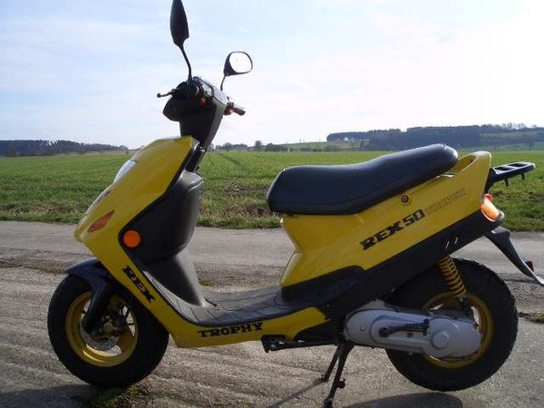 Pacote completo de lâmpadas de xénon BA20D de alta qualidade para o farol baixo/máximo do seu REX Trophy 50)