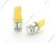 2 x AMPOULES 5 LEDS ORANGE - LED SMD - 5 led- T10 W5W