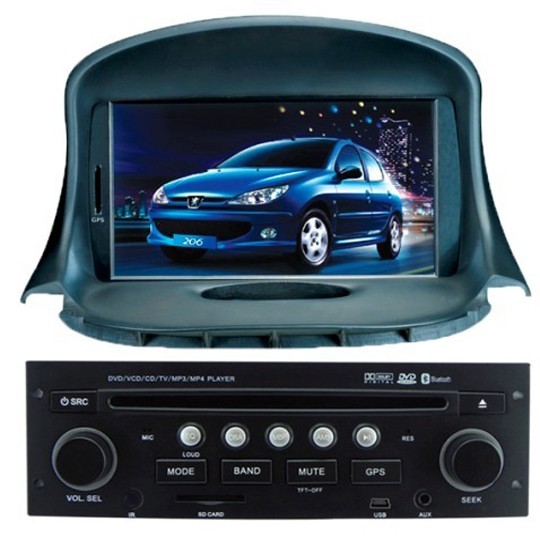AUTORADIO GPS PEUGEOT 206 CANBUS