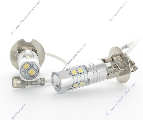 2 x Ampoules H3 10 LED SS HP
