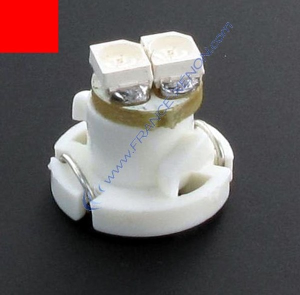 Ampoule T4.2 2 SMD ROUGE