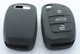 Capa protetora de silicone para chave compatível com AUDI* - PRETO