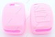 Capa protetora de silicone para chave compatível com AUDI* - ROSA