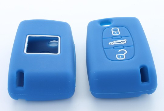 Capa de proteção de chave CITROEN BLUE