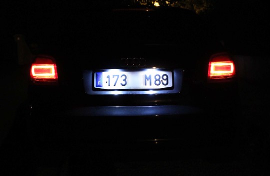 Пакет LED задняй панэлі GOLF 6, Skoda octavia 2, Seat Leon 2 (тып B) - BIANCO 6000K