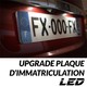 Pack lâmpadas LED de matrícula para SAAB 900 II