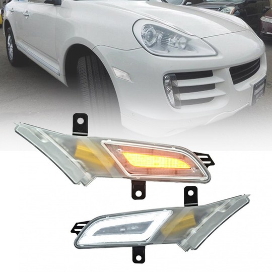 Pack Indicators + Side LED daytime running lights Cayenne 957 - 2007 to 2010