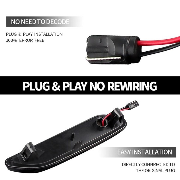 LED-Seitenblinker Mini Countryman R60 / Paceman R61 – getönte Version – Paar
