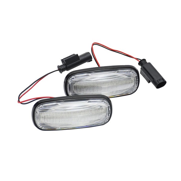Répétiteurs latéraux LED dynamiques Land Rover Discovery, Freelander et Defender - Version Claire