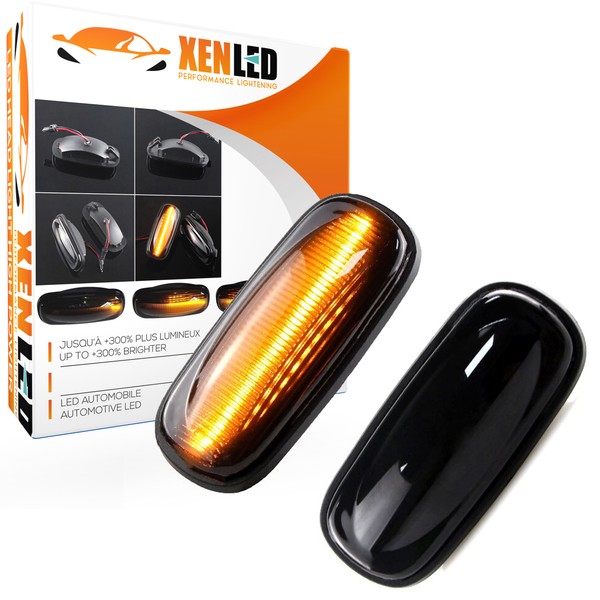 Répétiteurs latéraux LED dynamiques Land Rover Discovery, Freelander et Defender - Version Fumée