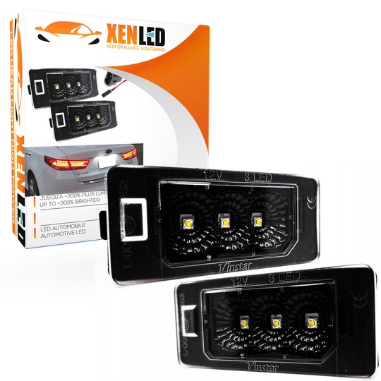 2 módulos de luz de placa LED BMW * E82 E88 E90 E91 E92 E93 E46 E39 E60 E61 E61 E70 E71