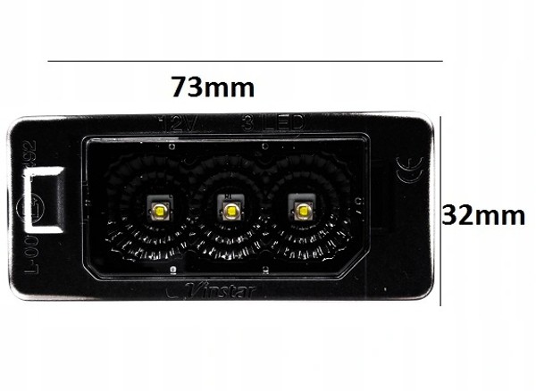 2x Modules éclairage de plaque LED BMW E82 E88 E90 E91 E92 E93 E46 E39 E60 E61 E61 E70 E71