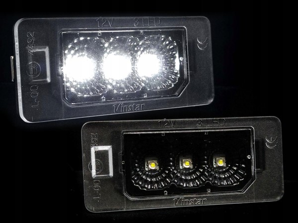 2x moduły oświetlenia tablicy rejestracyjnej LED BMW* E82 E88 E90 E91 E92 E93 E46 E39 E60 E61 E61 E70 E71