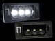 2x Modules éclairage de plaque LED BMW E82 E88 E90 E91 E92 E93 E46 E39 E60 E61 E61 E70 E71