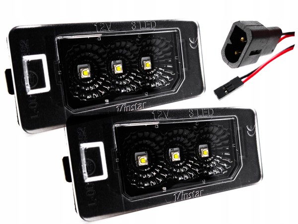 2x LED-Kennzeichenbeleuchtungsmodule BMW* E82 E88 E90 E91 E92 E93 E46 E39 E60 E61 E61 E70 E71