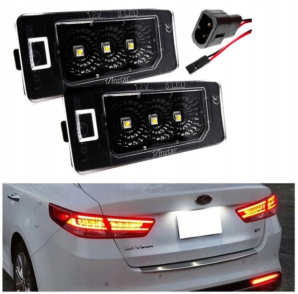2x Modules éclairage de plaque LED BMW E82 E88 E90 E91 E92 E93 E46 E39 E60 E61 E61 E70 E71