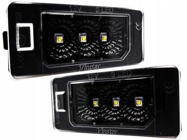 2x LED-Kennzeichenbeleuchtungsmodule BMW* E82 E88 E90 E91 E92 E93 E46 E39 E60 E61 E61 E70 E71