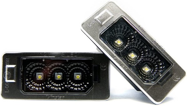 2 módulos de luz de placa LED BMW * E82 E88 E90 E91 E92 E93 E46 E39 E60 E61 E61 E70 E71