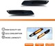 BMW Series E81 E82 E87 E88 E90 E91 E92 E93 E60 E61 Scrolling LED Side Repeaters - Carbon Finish