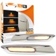 LED-Seitenblinker Scrolling BMW* Serie E81, E82, E87, E88, E90, E91, E92, E93, E60 und E61 – Chrom/Klar