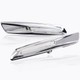 LED-Seitenblinker Scrolling BMW* Serie E81, E82, E87, E88, E90, E91, E92, E93, E60 und E61 – Chrom/Klar
