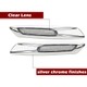 Répétiteurs latéraux LED BMW Série E81, E82, E87, E88, E90, E91, E92, E93, E60 et E61- chromée / Claire