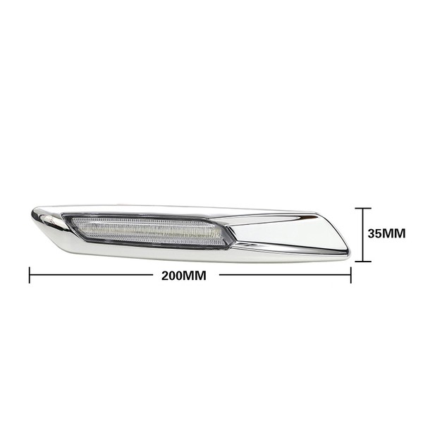 Répétiteurs latéraux LED BMW Série E81, E82, E87, E88, E90, E91, E92, E93, E60 et E61- chromée / Claire