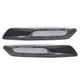 Répétiteurs latéraux DéfilantsLED  BMW Série E81, E82, E87, E88, E90, E91, E92, E93, E60 et E61 Carbone / Claire