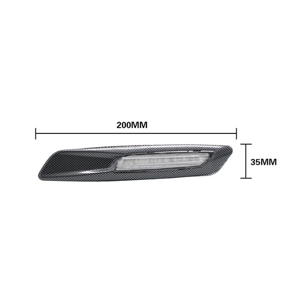 Seitenblinker LED-Scroller BMW* Serie E81, E82, E87, E88, E90, E91, E92, E93, E60 und E61 Carbon/Klar