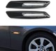 LED-Scroll-Seitenblinker BMW* Serie E81, E82, E87, E88, E90, E91, E92, E93, E60 und E61 – Schwarz + transparentes Glas