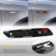 Répétiteurs latéraux LED BMW Série E81, E82, E87, E88, E90, E91, E92, E93, E60 et E61- Noir + Verre transparent