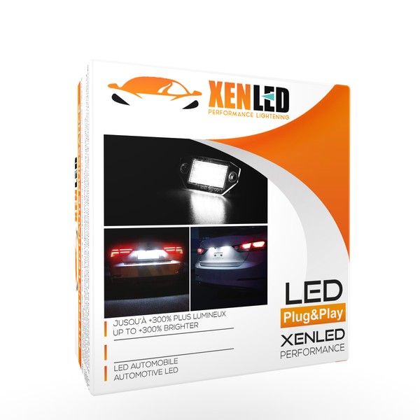 Pack LED éclairage plaque pour Ford Mondeo MK III MK3 (2000-2007) Lumière de plaque d'immatriculation LED