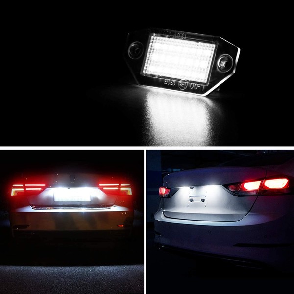 Pack LED éclairage plaque pour Ford Mondeo MK III MK3 (2000-2007) Lumière de plaque d'immatriculation LED