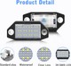 Pack LED éclairage plaque pour Ford Mondeo MK III MK3 (2000-2007) Lumière de plaque d'immatriculation LED