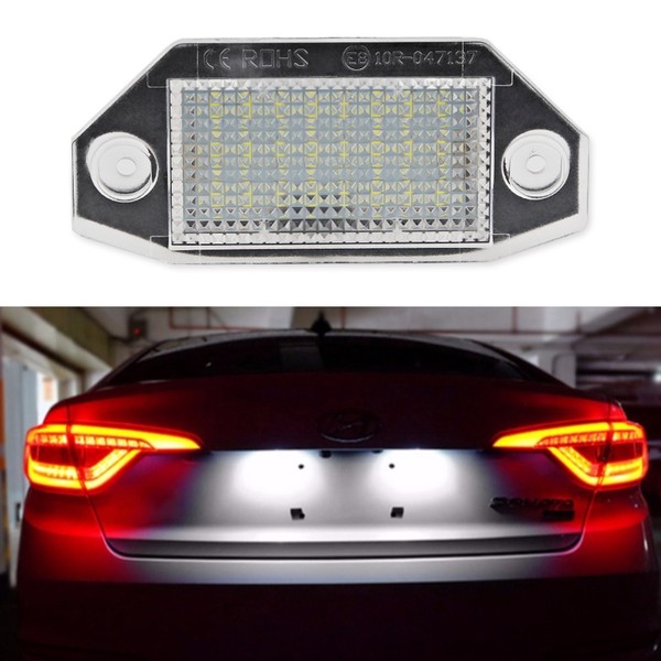Pack LED éclairage plaque pour Ford Mondeo MK III MK3 (2000-2007) Lumière de plaque d'immatriculation LED