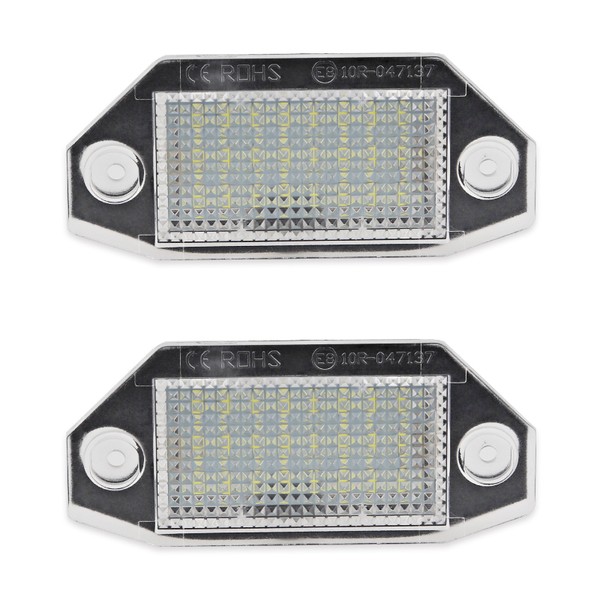 Pack LED éclairage plaque pour Ford Mondeo MK III MK3 (2000-2007) Lumière de plaque d'immatriculation LED