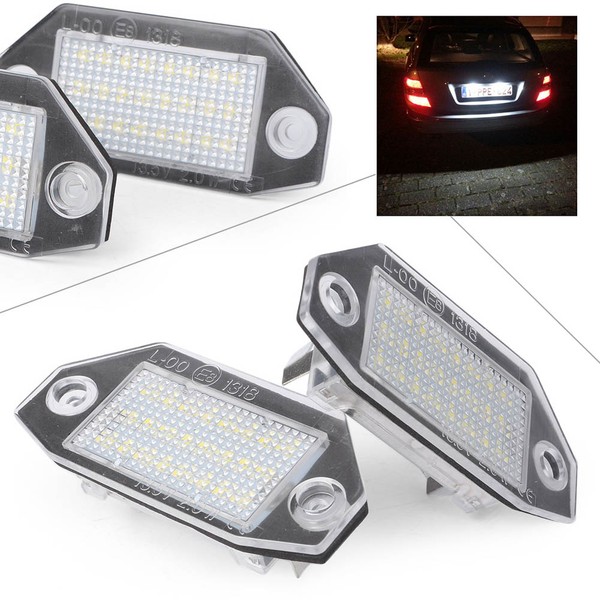 Pack LED éclairage plaque pour Ford Mondeo MK III MK3 (2000-2007) Lumière de plaque d'immatriculation LED