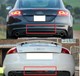 3 en 1 Barre antibrouillard arrière fumée avec frein, fonction de feu de recul compatible avec Audi* TT TTRS 2007-2014 Gen2/8J