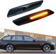 Répétiteurs latéraux LED BMW Série E81 E82 E87 E88 E90 E91 E92 E93 E60 E61 - Finition Carbone + Smoke
