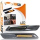 LED-Seitenblinker BMW* Serie E81 E82 E87 E88 E90 E91 E92 E93 E60 E61 – Carbon + Rauch-Finish