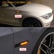 Répétiteurs latéraux LED BMW Série E81 E82 E87 E88 E90 E91 E92 E93 E60 E61 - Noir + Lentille fumée
