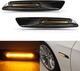Répétiteurs latéraux LED BMW Série E81 E82 E87 E88 E90 E91 E92 E93 E60 E61 - Noir + Lentille fumée