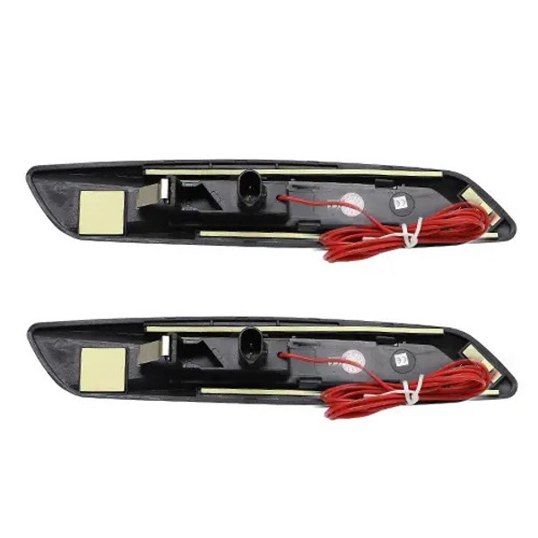 Répétiteurs latéraux LED BMW Série E81 E82 E87 E88 E90 E91 E92 E93 E60 E61 - Noir + Lentille fumée