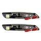 Répétiteurs latéraux LED BMW Série E81 E82 E87 E88 E90 E91 E92 E93 E60 E61 - Noir + Lentille fumée