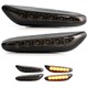 Répétiteurs latéraux LED BMW Série E46, E60, E61, E81, E87, E82, E88, E83/X3, E90/E91, E92/E93 - Fumée - Clignotants