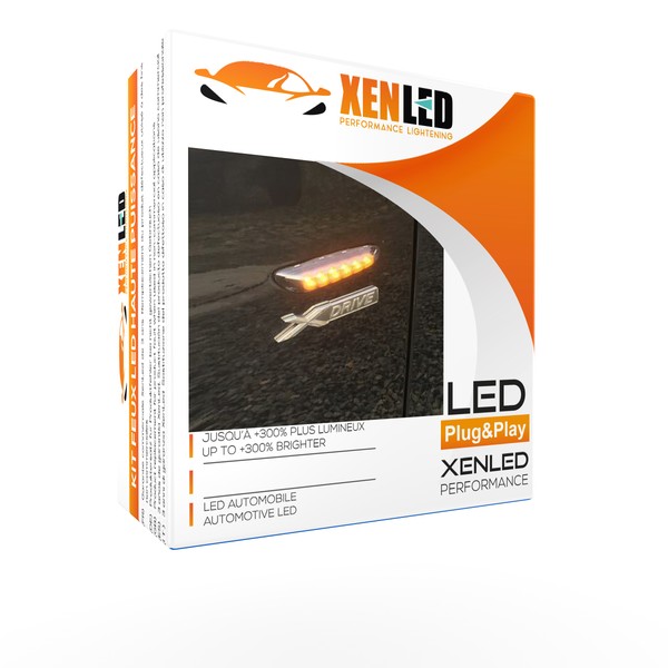 LED-Seitenblinker BMW* Serie E46, E60, E61, E81, E87, E82, E88, E83/X3, E90/E91, E92/E93 – Rauch – Blinker