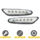 Répétiteurs latéraux LED BMW Série E46, E60, E61, E81, E87, E82, E88, E83/X3, E90/E91, E92/E93 - Chrome - Clignotants