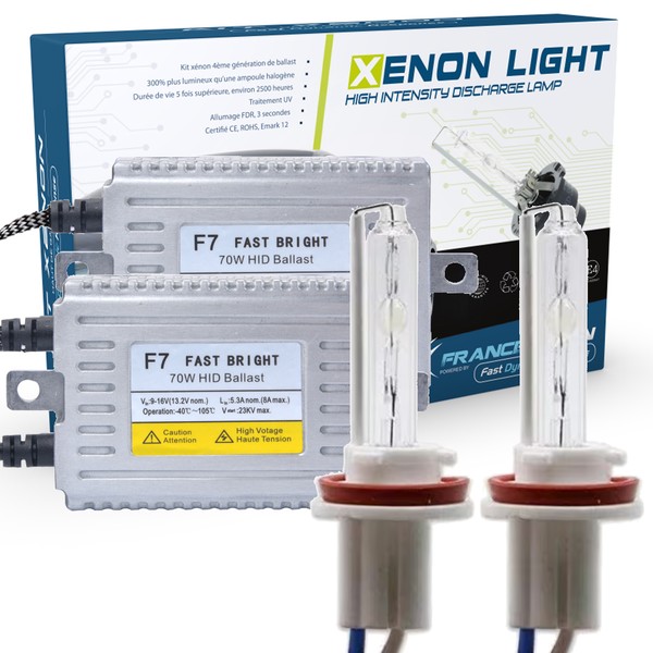 Kit xénon H9 H11 - 4300°K - 75W slim - Rally Cup - Conversion HID - La paire