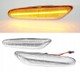 2x LED-Blinker BMW* Serie 1 E81 E82, 3 E46 E90 E91 E92, 5 E60 E61, X1 E84 X3 E83 – Klar – Paar